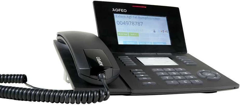 Agfeo ST 56 IP SENSORfon juodas
