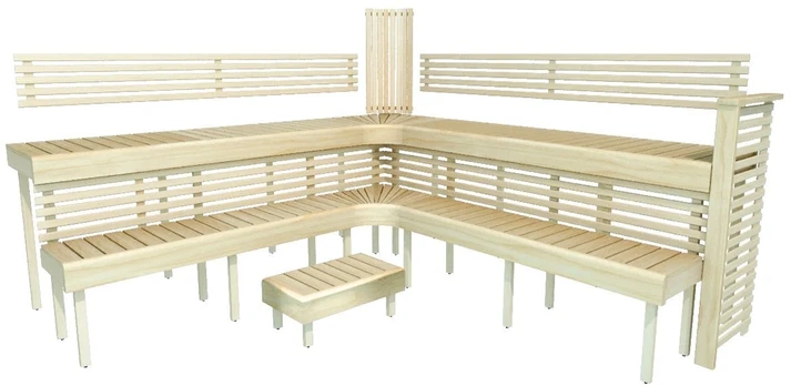Modulinis pirties gultas PREMIUM, Drebulės mediena