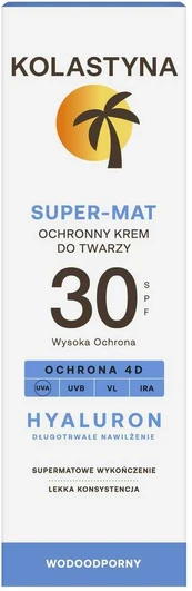 KOLASTYNA Apsauginis veido kremas - Super Mat SPF30 50ml