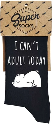 Kojinės "I can't adult today"