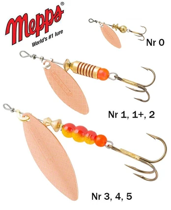 Sukriukė Mepps Aglia Longue Copper 18 g