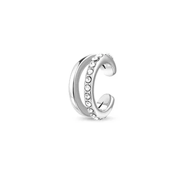 Vuch Split single earring with zircons Vein Sidabrinis