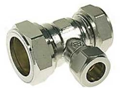 Vsh Fittings Bv VSH kompression tee krom 15 mm
