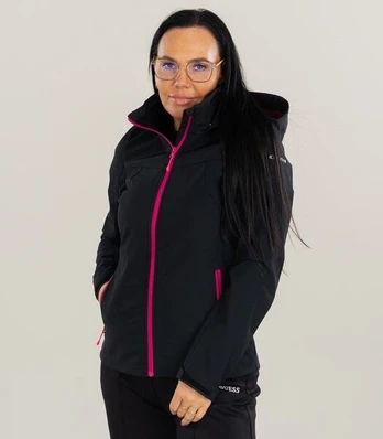 Icepeak moteriška softshell striukė Brenham 54970-6*996, juodas/fuksija