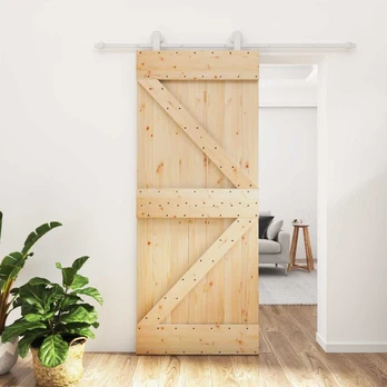 Slankios durys Natūrali ir Balta 85 x 210 cm