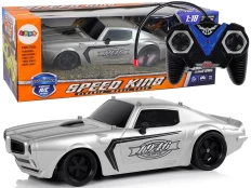 RC sportinis automobilis Champion, 1:18, sidabrinis kaina