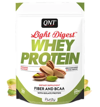 QNT Light Digest Whey Protein, Creme brulee, 500 g