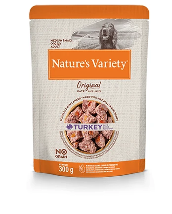 Nature's Variety Medium/Maxi konservai šunims su kalakutiena, 300 g