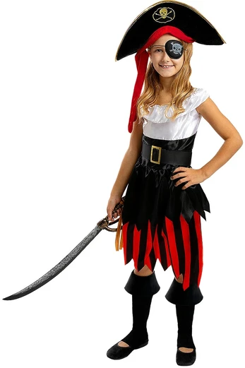 Piratės kostiumas mergaitėms – Piratai