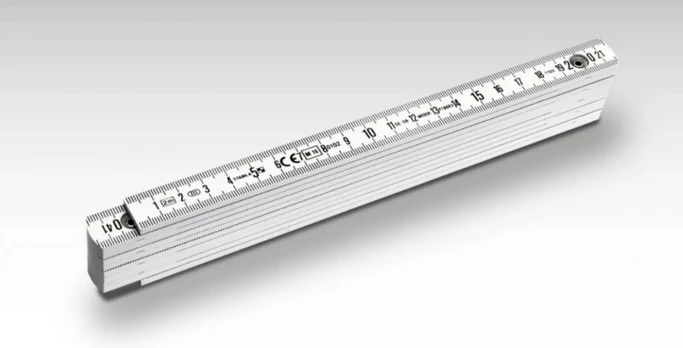 Liniuotė lankstoma plastikinė 2m, tipas 1107, Stabila