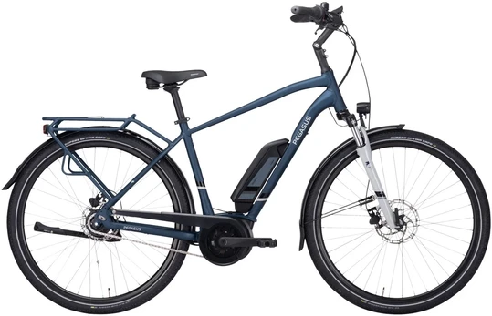Dviratis 28' elektrinis Pegasus Solero E8R Plus vyr. BOSCH Sistema 400wh mėlynas