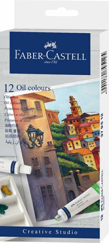 Faber-Castell - Oilcolour cardboard box (12 pcs) (379512)