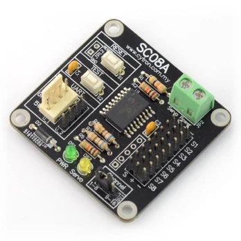 Cytron SC08A - 8 kanalų serverio valdiklis - UART