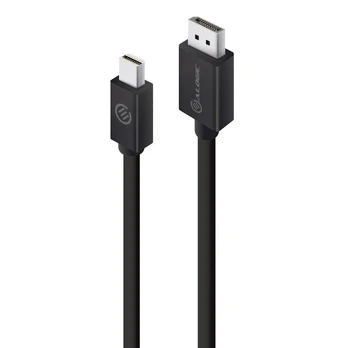 Alogic Mini DisplayPort -> DisplayPort Kabelis M/M 1m juoda