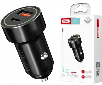 XO Automobilinis įkroviklis Qc 3.0 Usb-c Pd