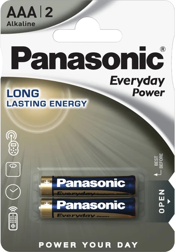 "Panasonic Everyday Power AAA/LR03", šarminis, 2 vnt.