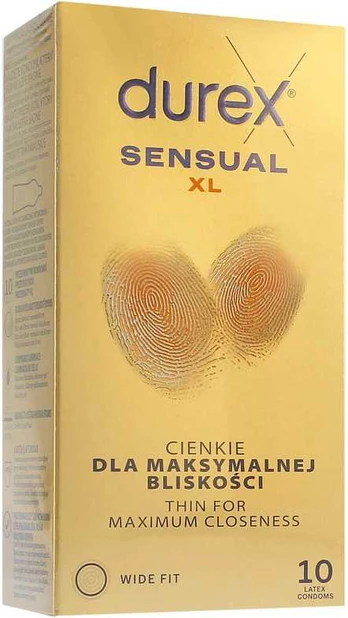 Durex Sensual XL Condoms 10ks