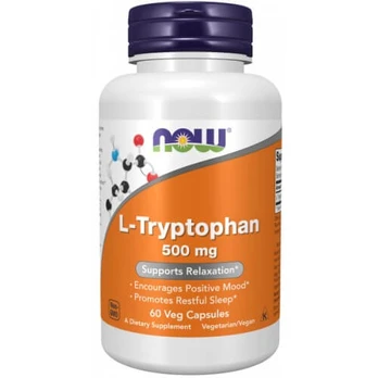 NOW L-Tryptophan 500mg - 60 veg. kaps.