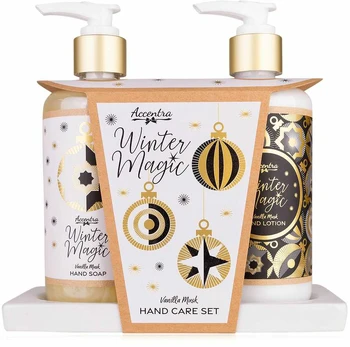 Accentra Hand care set WINTER MAGIC on ceramic tray