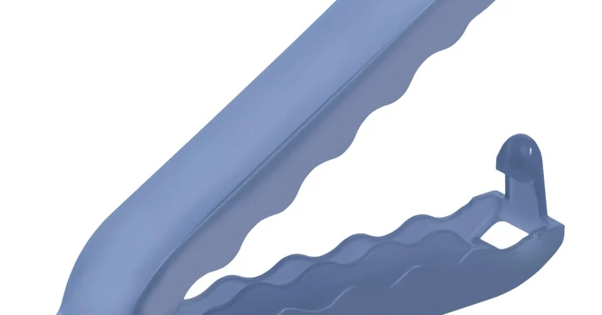 Spaustukai maišeliams ROTHO Onda, 10 vnt., plastikas, ilgis 7 cm