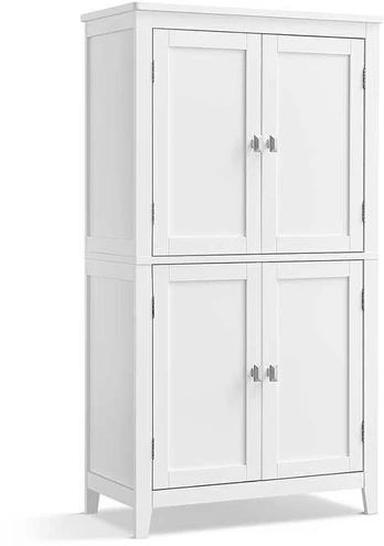 Vonios spintelis, VASAGLE, 30x60x110 cm, klasikinis baltas.