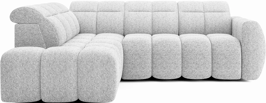 Kampinė sofa Falconn, Pilka