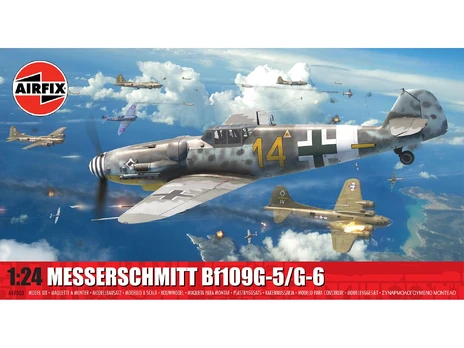Airfix - Messerschmitt Bf109G-5/6, 1/24, A17003