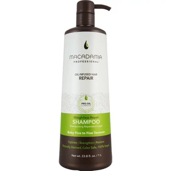 MACADAMIA Neapsunkinantis plaukų drėkinamasis šampūnas, 1000ml