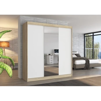 Sliding wardrobe with mirror SANTIAGO 200