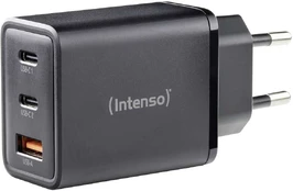 Intenso Power Adapteris 1x USB-A/2x USB-C 65W GaN Juodas kaina
