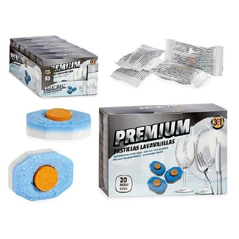 Premium indaplovės tabletės, 20 vnt.
