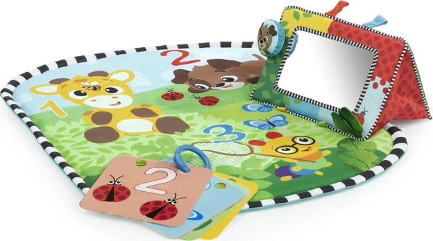 Baby Einstein - Discovery Garden™ Tummy Time Mat & Mirror - (BE-16788)