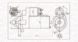Starteris MAGNETI MARELLI 063720624010
