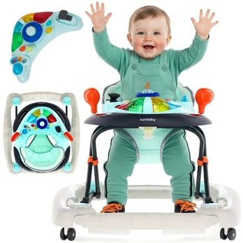 Kūdikių vaikštynė Sun Baby, blue/grey