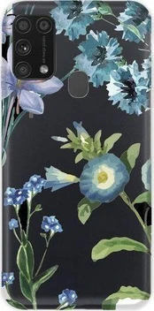Mepps CaseGadget CASE OVERPRINT Mėlynas FLOWERS MOTOROLA EDGE