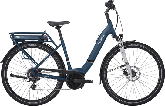 Dviratis 28' elektrinis Pegasus Solero E8 Plus wave BOSCH Sistema 500wh mėlynas