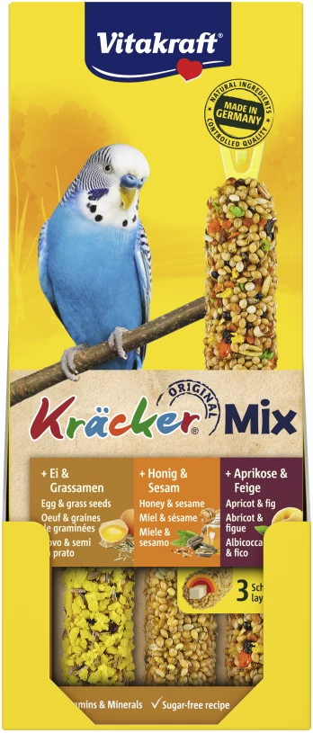 Vitakraft - Kräcker® Mix Honey/fruit/egg for budgies