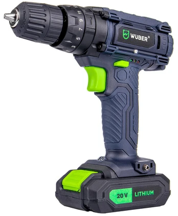 Suktuvas-gręžtuvas su kalimu Wuber W52004, 20V su dviem akumuliatoriais