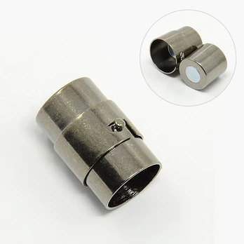 Žalvarinis magnetinis užsegimas, 19x12 mm, 2 vnt., 1 maišelis