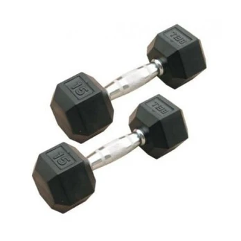 Hexagon šešiakampis hantelis 15kg (1vnt)