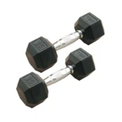 Hexagon šešiakampis hantelis 15kg (1vnt) kaina