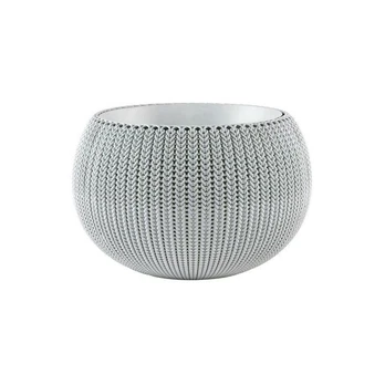 Gėlių vazonas Curver 229541, plastikinis, pilkas