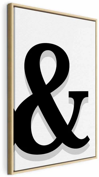 Artgeist Paveikslas - Decorative Letter (1 Part) Vertical