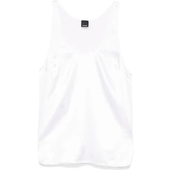 Marškiniai be rankovių moterims, Balta, Crazy tank top