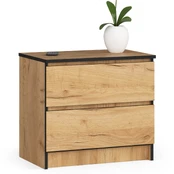 Naktinis staliukas K 60 cm, ąžuolo kaina