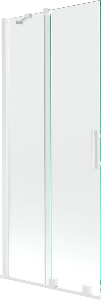 Vonios sienelė Mexen Velar II, Baltas, 85 x 150 cm