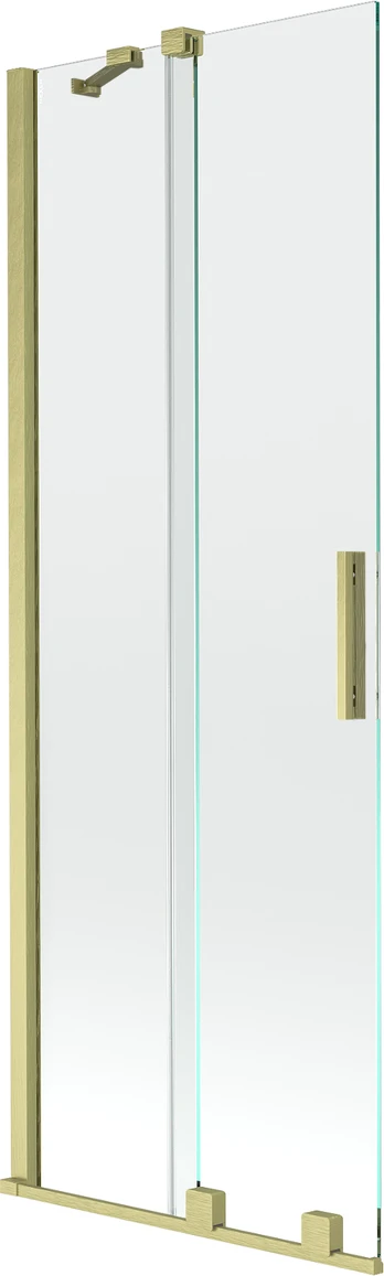 Gold Vonios sienelė Mexen Velar II, Brushed auksinis, 70 x 150 cm