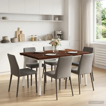 Kvadratinis valgomojo stalas 120 x 90 x 75 cm
