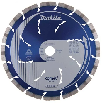 Deimantinis diskas Makita Comet Rapid, 230 mm x 22.23 mm x 2.6 mm