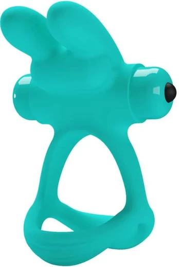 PRETTY LOVE - DANTE GREEN RABBIT VIBRATOR RING